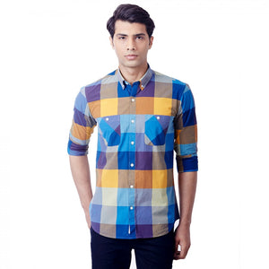 Colorful Plaid Button Down